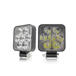 Jhs Auto Accessoires 4X4 Vierkante Mini Led Ronde Mini Rijden Werklamp 25W 2.5Inch 7smd Auto 6000K Voor Auto-Onderdelen