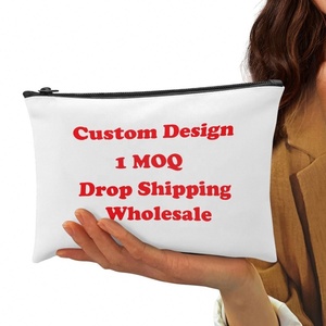 Portafoglio personalizzato da donna borsa a gettone vendita calda con cerniera stampa di moda su richiesta borsa a mano all'ingrosso di grande capacità Drop Shipping - Product Image 2