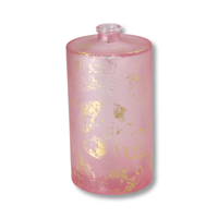 Bouteille de parfum OEM nouveauté diffuseur de voiture vaporisateur en verre dépoli rond 50 ml rose 100ml bouteille de parfum