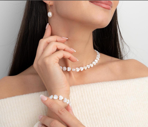 Collana di perle 2025 cuore minimalista girocollo collana di madreperla moda gioielli da sposa in acciaio inox regali per le donne - Product Image 3
