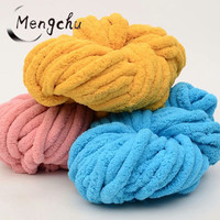 Fil chenille super épais fantaisie 100 % polyester 2 cm, prix d'usine