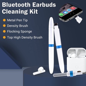 Auriculares inalámbricos 4 en 1 con logotipo personalizado, herramienta de limpieza de auriculares, Kit de limpiador de cepillo para Airpod, pluma de limpieza - Product Image 2