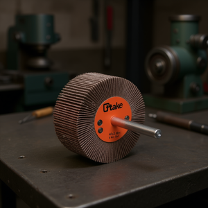 Ttake Abrasive Flap <b>Wheel</b> 40x5 Mm 6 Mm Shaft 180 Grit For <b>Grinding</b> - Product Image 3