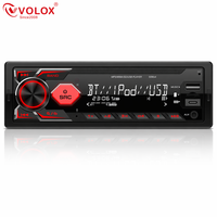 Lecteur MP3 universel 1 DIN pour voiture, double ports USB Type-C, émetteur FM, chargeur de voiture, radio stéréo mains libres 5.0, RGB 7 couleurs