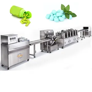 Máquina automática para hacer caramelos de chicle Máquina para fabricar chicles para pequeñas industrias