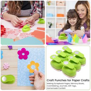 Perforadora de papel artesanal para hacer diseños de álbumes de recortes, proyectos de bricolaje para niños, fabricación de tarjetas, páginas de diario, confeti casero - Product Image 4
