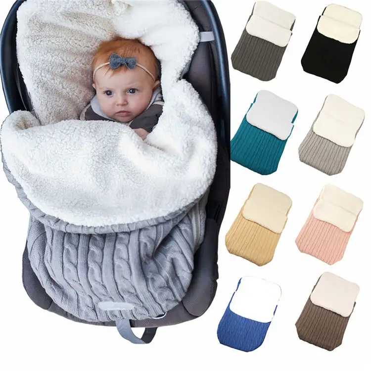 Высококачественный детский зимний уличный спальный мешок для детской коляски