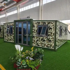 20Ft Expandable Container House Ready Made Living Prefabricated Villa With 3 Bedroom Prefab Portable Mobile Tiny Home