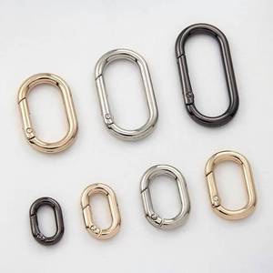 Chất Lượng Cao Tùy Chỉnh Kim Loại Hình Bầu Dục Túi Xách Tự Làm Đồ Trang Sức Làm <span class=keywords><strong>Tag</strong></span> Keychain Vòng Carabiner Với Màu Sắc Khác Nhau Và Kích Cỡ - Product Image 1