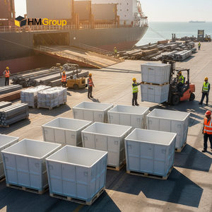 कार्यशाला भंडारण समाधान के लिए औद्योगिक विशाल भारी शुल्क धातु स्टैकयोग्य बिन - Product Image 1