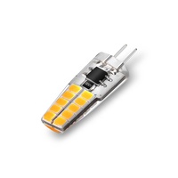 Mini G4 LED 2835SMD 2.5W Dimmable Bougie Silicone Lampe Ampoule Lustre 12-24V AC DC ROHS EMC LVD Résidentiel Maïs Lumières
