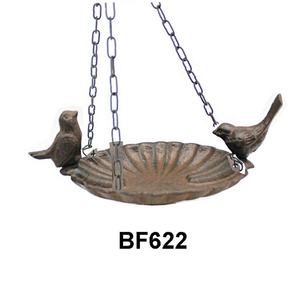 Mangeoire à <span class=keywords><strong>oiseaux</strong></span> vintage en fonte suspendue de bonne qualité, bain décoratif en métal en fonte <span class=keywords><strong>pour</strong></span> jardin, bain <span class=keywords><strong>pour</strong></span> <span class=keywords><strong>oiseaux</strong></span> d'extérieur, Offre Spéciale - Product Image 2