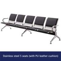 Chaise d'attente robuste pour hôpital, école, aéroport, réception et bureau, vente en gros