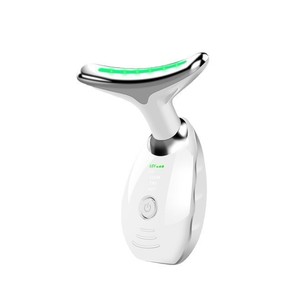 Face Neck Lifting Massager Microcurrent Skin Tightening USB Rechargeable White - Product Image 1