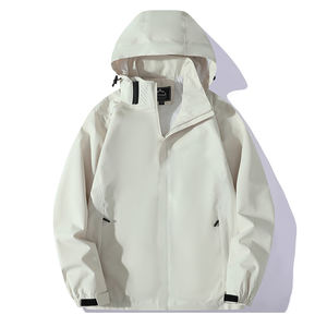 Manteau d'automne pour homme, veste fine imperméable, trench-coat de montagne pour couple, tissu résistant aux rayures et à l'usure, simple. - Product Image 5