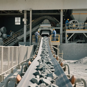 אבן עמיד מסוע חגורת מסוע גומי מסוע עבור צלב גומי חגורת מסוע עבור צלב גומי עמיד לשחיקה מסוע - Product Image 1