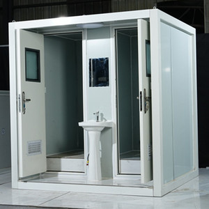 Chine pas cher <span class=keywords><strong>prix</strong></span> camp vip conteneur luxe mobile toilettes extérieur portable salle de bain et douche à vendre pour événement pour camping - Product Image 2