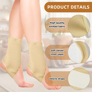 Envoltura Reutilizable para Pies con Aceite de Ricino, Envoltura Ajustable y Portátil para el Cuidado de los Pies con Aceite de Ricino - Product Image 3