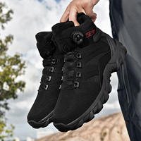 Bottes de randonnée mi-hautes pour hommes, chaussures de trekking d'extérieur