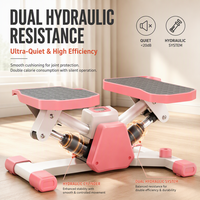 Mini stepper hydraulique manuel portable YUNPAO, capacité de charge 120 kg, logo personnalisé OEM, pour exercices cardiovasculaires à domicile.