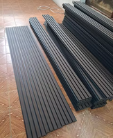 Panneaux muraux WPC à rainures et languettes, faible entretien, design moderne, étanches pour l'extérieur, revêtement extérieur résistant aux UV pour façades de bâtiments