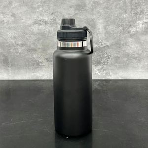 Bouteille d'eau isotherme en acier inoxydable à large ouverture, revêtement poudré, 32 oz, anti-fuite, pour le sport et les voyages, idéale pour la gravure laser - Product Image 3