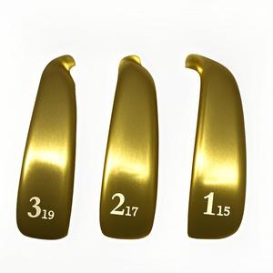 Fabbrica all'ingrosso mano destra di fusione in acciaio inossidabile personalizzato Logo ibrido club Set di ferro ibrido dorato portatile per gli uomini - Product Image 6