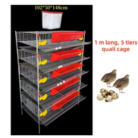 Cage à cailles de type H à alimentation et abreuvement automatiques pour l'élevage de volailles en ferme avicole avec acier galvanisé durable