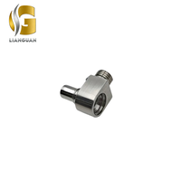 Adaptateur de connecteur de refroidissement liquide en acier inoxydable 316L usiné avec précision par tournage et fraisage CNC, avec polissage et passivation