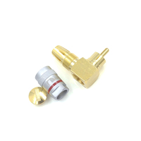 Câble DIWEI en PVC argenté XLR vers RCA mâle/femelle avec connecteur d'alimentation audio et vidéo professionnel et panneau LED