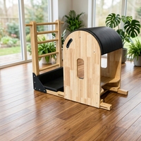 Escalera de Pilates MJD M301A de Madera de Roble, Herramienta para Entrenamiento con Reformer