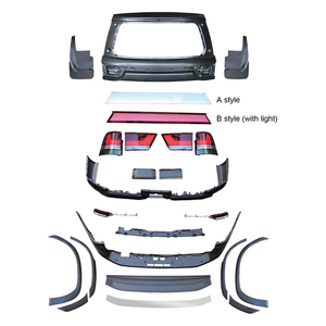 ชุดกันชนรถชุดแปลงไฟหน้าสำหรับ Land Cruiser <span class=keywords><strong>Prado</strong></span> <span class=keywords><strong>LC</strong></span> 200 <span class=keywords><strong>2021</strong></span>อัพเกรดเป็น2016สูง - Product Image 3