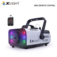 Machine à brouillard de fumée 1000W avec 6 pièces Rgb 3 en 1 Led Stage Effect Light Party Smoke Fog Machine pour mariage