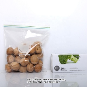 Sac refermable double zip en LDPE réutilisable, transparent - Product Image 3