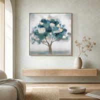 Vente directe usine – Peinture à l'huile artisanale Arbre de Vie, paysage peint à la main, décor mural pour la maison, tableaux sur toile, art décoratif