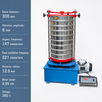 Machine de secouage électrique de laboratoire en acier inoxydable, tamis vibrant standard pour essais, avec excellente réactivité