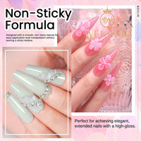 Constructeur de Gel d'Extension d'Ongles Solides Personnalisé, Rose, Nude, Sculpture 3D, Constructeur de Gel pour les Mains Antiadhésif Sans Hema