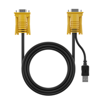 Kabel KVM VGA 2-in-1 MT-VIKI untuk USB KVM Switch VGA  1.8m 3m 5m