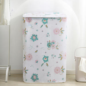 Housse de protection anti-poussière pour lave-linge/séchoir, imperméable, avec rouleaux anti-poussière - Product Image 4