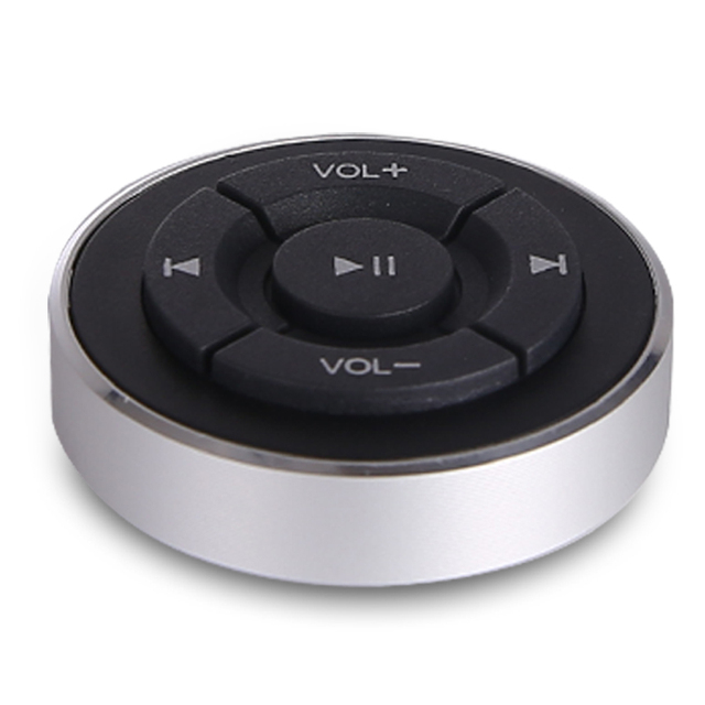 Wireless Media Button Remote Controller with Media Buttons ABS Material for Answering Phone and Camera