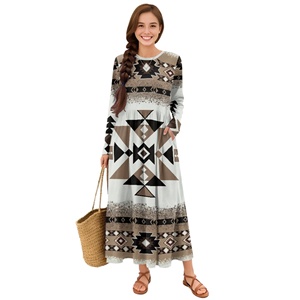 Abiti Tradizionali Tribali Personalizzati all'Ingrosso in Poliestere-Spandex Stile Azteco - Product Image 4