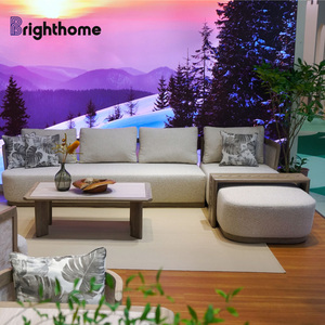 Luxury Waterproof Hotel Patio Outdoor Garden <b>Sofas</b> Aluminium Furniture Set Bp-8561 Set Furniture - Product Image 1
