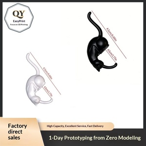 Gancho de Almacenamiento Colgante con Forma de Gato, Diseño Lindo y de Lujo Ligero, Material PLA Impreso en 3D, Modelo QY-2899 para el Hogar - Product Image 4