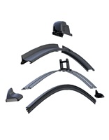 Balais d'essuie-glace sans cadre en caoutchouc naturel 1,5 m, durables, souples, silencieux, pour pare-brise, ajustement universel, qualité standard OE