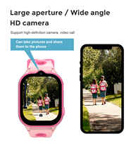 Montre intelligente pour enfants GPS LT52 avec grand écran IPS de 2,01 pouces, 4G, étanche, téléphone pour enfants, appel vidéo, 1000 mAh, contrôle par application, montre intelligente pour étudiants