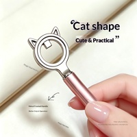 Nouvel Outil Magnétique Professionnel pour Ongles, Design Oreilles de Chat, Effet Œil de Chat Creux en 3 Secondes, Anneau Magnétique Puissant pour Gel Polish, Idéal pour Débutants en Manucure