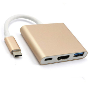 ¡Producto en oferta! Nuevo Cable <span class=keywords><strong>multipuerto</strong></span> 4K 3 en 1 Tipo C a Hdmi + Cable adaptador USB 3,0 <span class=keywords><strong>hub</strong></span> - Product Image 4