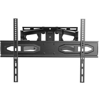 Support mural TV articulé à 6 points CNXD, acier laminé à froid, VESA 600x400mm pour téléviseurs LCD LED PLASMA de 32 à 75 pouces