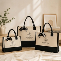 Sac fourre-tout réutilisable en toile pour femme, écologique, en coton, avec logo personnalisé imprimé et motif – Grande Vente
