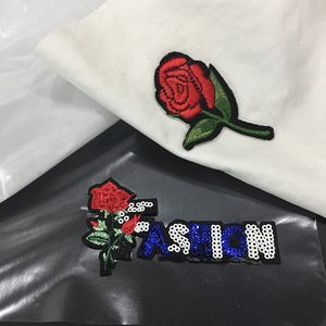 PO Hot Melt Glue Film <span class=keywords><strong>Broderie</strong></span> IR012 Bâton sur Vêtements Tissu <span class=keywords><strong>Patch</strong></span> Fer sur Transfert Adhésif pour Jeans Veste - Product Image 5